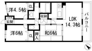 宝塚清荒神ヒルズの物件間取画像